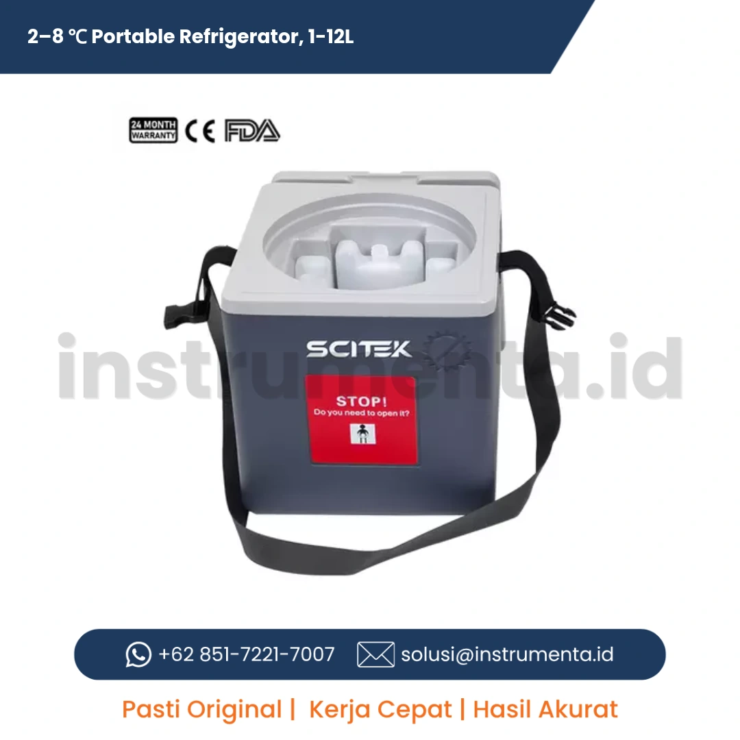 Mini Portable Medical Refrigerator Scitek 1-12L Cooler Box Medis Ringkas Pendingin Vaksin dan Insulin Portabel